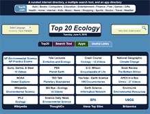 Tablet Screenshot of ecology.top20biology.com